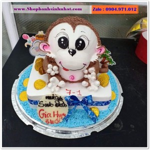 Bánh Sinh Nhật Con Khỉ Tuổi Thân - T45